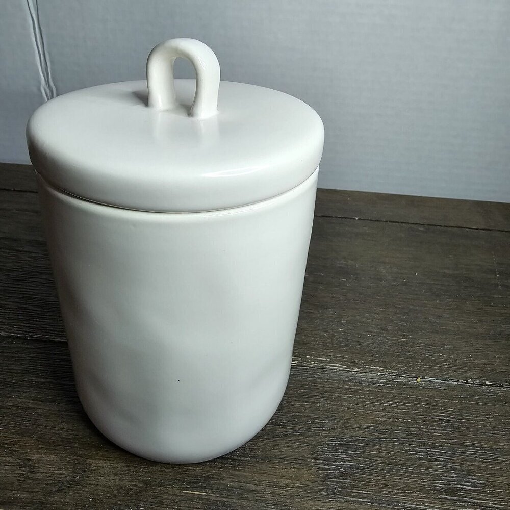 Rae Dunn Artisan Sugar Rush Small Canister Gold Writing Magenta Farmhouse - Picture 11 of 15